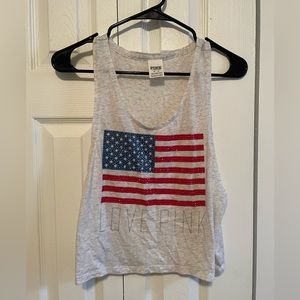 American flag crop top